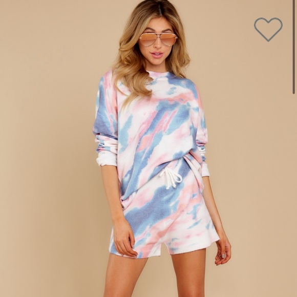 Red Dress Boutique Tops - Tye Dye 2 Piece Set